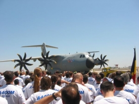 První let Airbusu A400M se uskutečnil loni v prosinci.