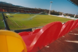 Fotbalový stadion v Příbrami. Ilustrační foto.