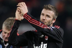 David Beckham měl slzy v očích.