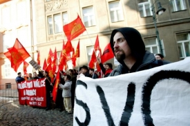 Demonstrace Komunistického svazu mládeže (archivní foto).