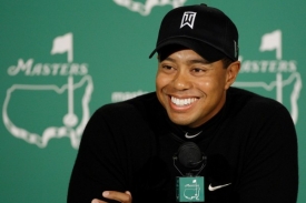 Tiger Woods před loňským turnajem Masters.