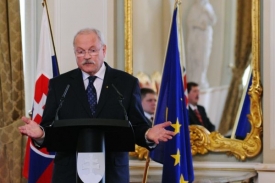 Slovenský prezident Ivan Gašparovič.
