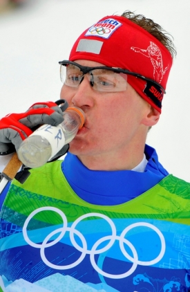Lukáš Bauer při olympijské padesátce.
