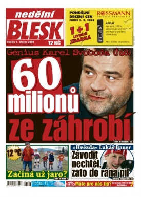 Blesk je nejčtenějším deníkem v Česku.