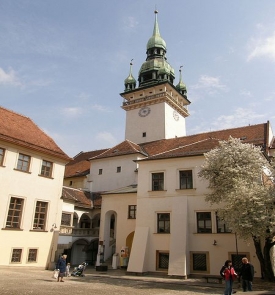 Nádvoří Staré radnice v Brně.
