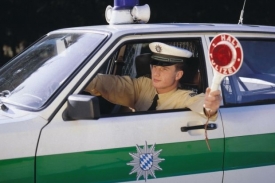 Německá policie je přísná k českým řidičům (ilustrační foto).
