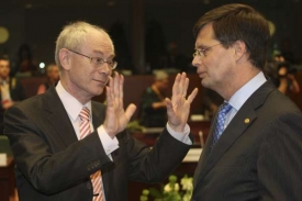 Herman van Rompuy, prezident Evropské unie, má důvod k radosti.