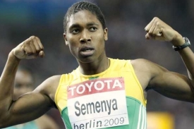 Jihoafrická atletka Caster Semenyaová.
