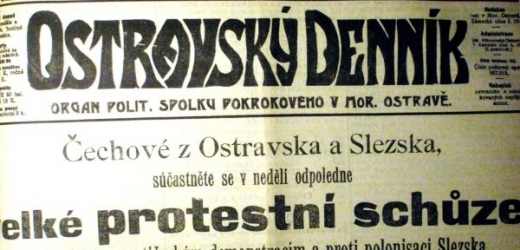 Demonstrace &quot;proti polonisaci Slezska&quot;.