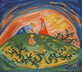 Čapkův obraz Na jahodách patřil mezi špičky aukce.
