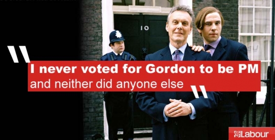 Nikdy jsem Browna nevolil premiérem. Stejně jako všichni ostatní.