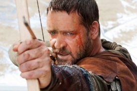 Russell Crowe jako Robin Hood.