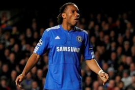 Didier Drogba, kanonýr Chelsea.