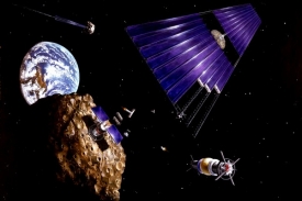 Přistání na asteroidu se slabou gravitací je technologicky náročné.