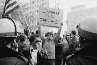Demonstrace proti Íráncům v USA - 1979.