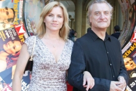 Leona Machálková s Bořkem Šípkem v době, kdy tvořili pár.
