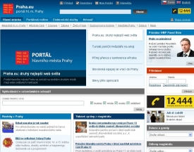Web hlavního města Prahy nehodnotila instituce na základě designu.