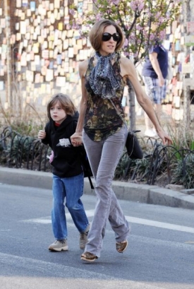 Herečka Sarah Jessica Parkerová se synem Jamesem.