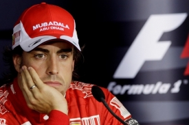 Pilot Ferrari Fernando Alonso.