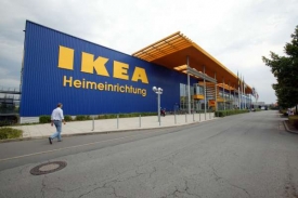 Prodejna IKEA v Německu. 