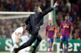 Radost José Mourinha po postupu do finále.