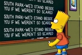 Bart Simpson by hrdinům South Parku rád pomohl. Nesměli by se ale bát.