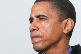 Prezident Obama se osobně přijel podívat, jak postupuje ropná skvrna.