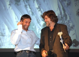 Pavel Bém a horolezec Reinhold Messner.