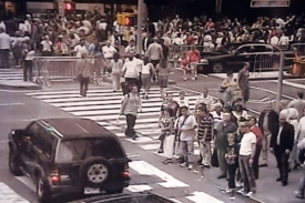 Vůz s bombami zachycen kamerovým systémem v New Yorku.