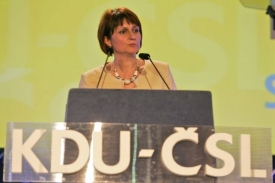 Michaela Šojdrová je první místopředsedkyní KDU-ČSL.