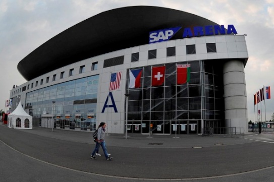 Mannheimská SAP Arena.