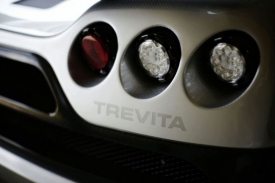 Zadní partie vozu Koenigsegg Trevita.