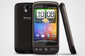 Řada modelů HTC využívá operační systém Android. Na obr. Desire.