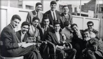 Saddám Husajn a studentská buňka strany Baas v Káhiře 1959 až 1963.