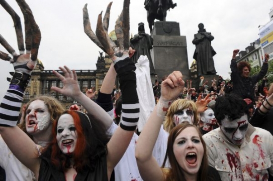 Druhý ročník akce Zombie Walk se odehrál 15. května v Praze.