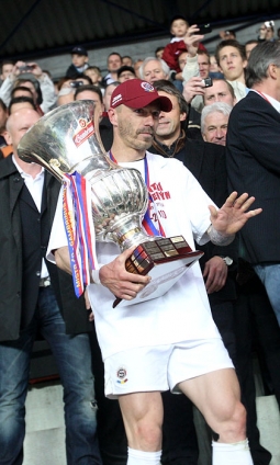 K titulu nasměroval Spartu Tomáš Řepka.