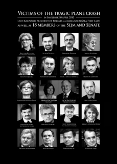 Prominentní polské oběti letecké havárie.