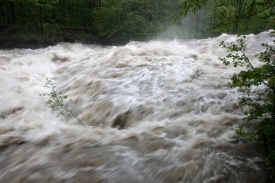 Jižní Morava boj s povodněmi zjevně vyhrála, hladiny řek klesají.