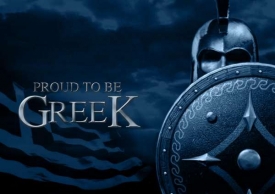 Tradice - plakát řecké armády.
