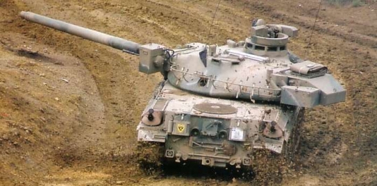 Tankové manévry v Řecku.