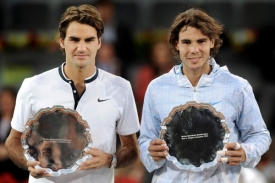 Federer s Nadalem se po roce znovu potkali v Madridu. Vyhrál Španěl.