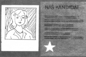 Z volební agitační publikace, rok 1981.