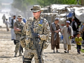Němečtí vojáci v Afghánistánu.