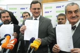 Podle Bakaly nabídly ODS, TOP 09 a VV odpovědné politiky a program.