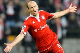 Arjen Robben, útočník Bayernu Mnichov.