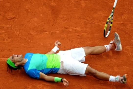 Rafael Nadal vyhrál v Paříži popáté.