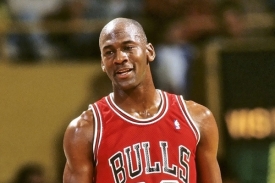 Michael Jordan ještě v dresu Bulls.