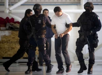 Zatčení příslušníka gangu Los Zetas (2009).