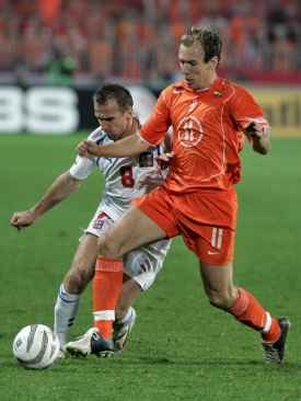Arjen Robben, útočník Bayernu Mnichov a opora nizozemské reprezentace.