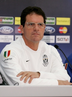 Trenér Fabio Capello.